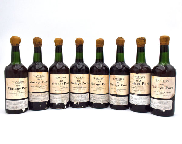 1963 Taylor Fladgate Vintage Port (Yellow Wax Bottling)