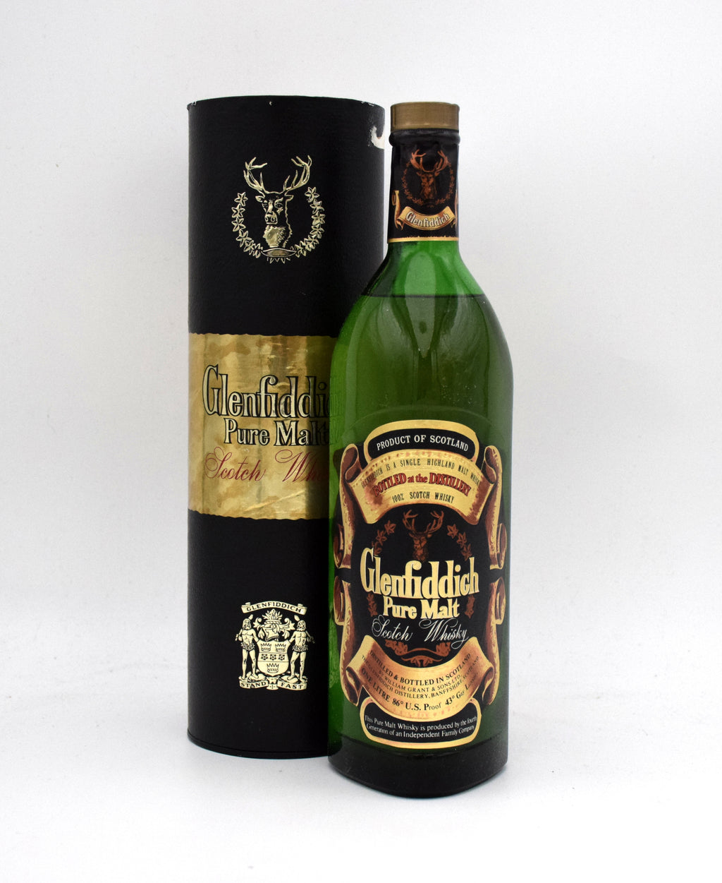 Glenfiddich Pure Single Malt Scotch (Older Bottling, 1L) – FineLiquors