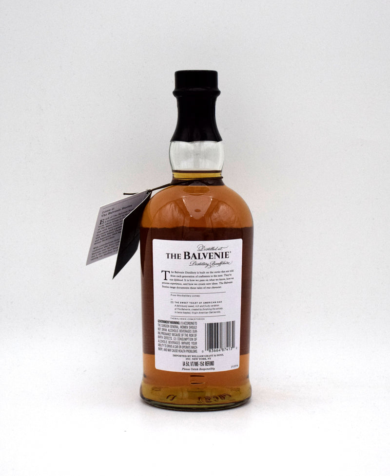 Balvenie 12 Year 'Sweet Toast of American Oak' Single Malt Scotch