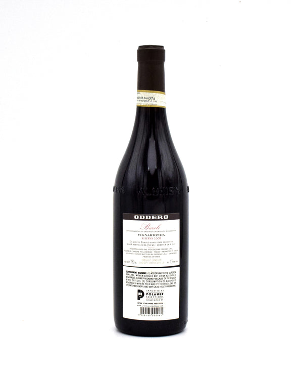 2008 Poderi Oddero Vigna Rionda