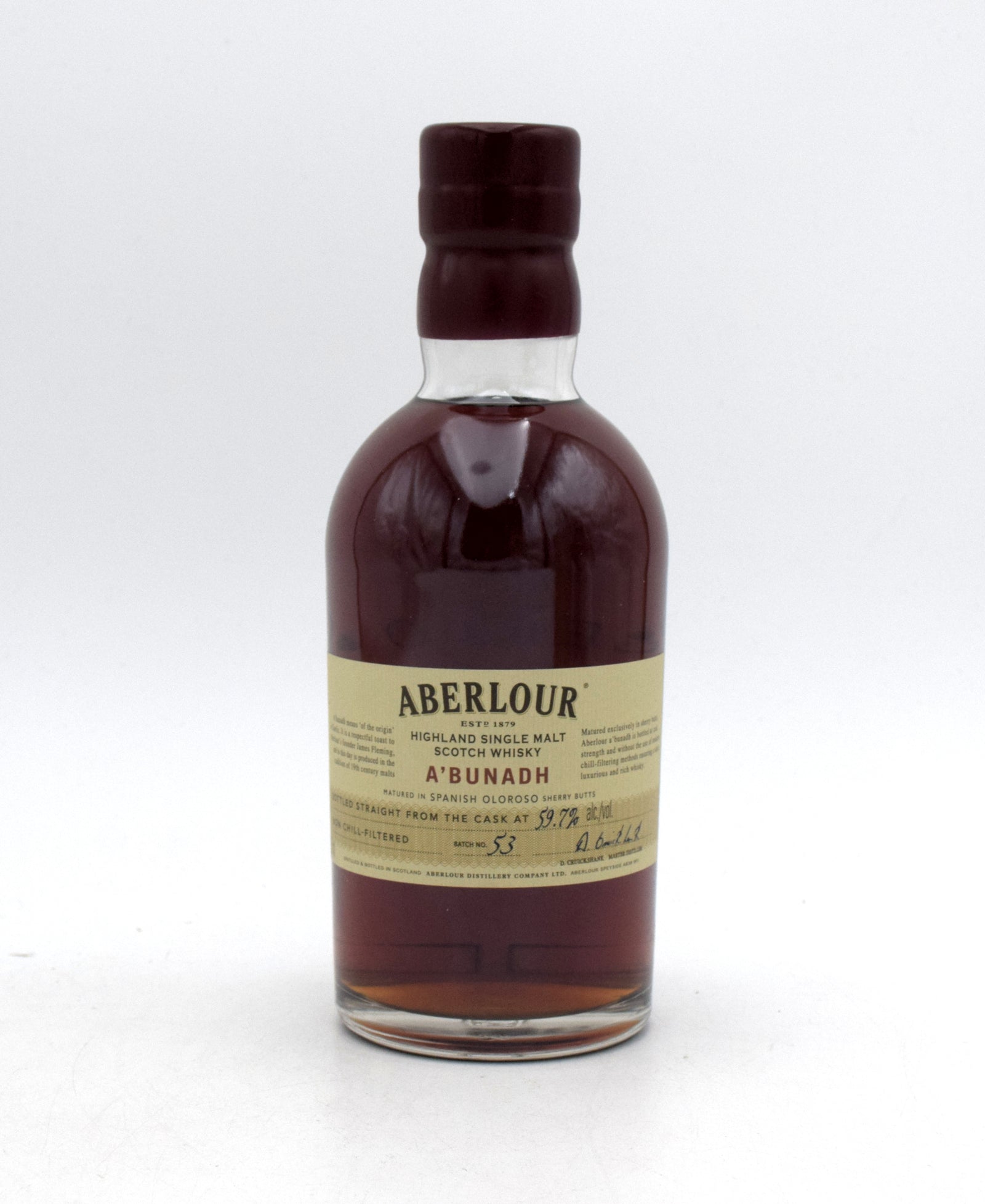 Aberlour a'Bunadh Batch 53 Single Malt Scotch – FineLiquors