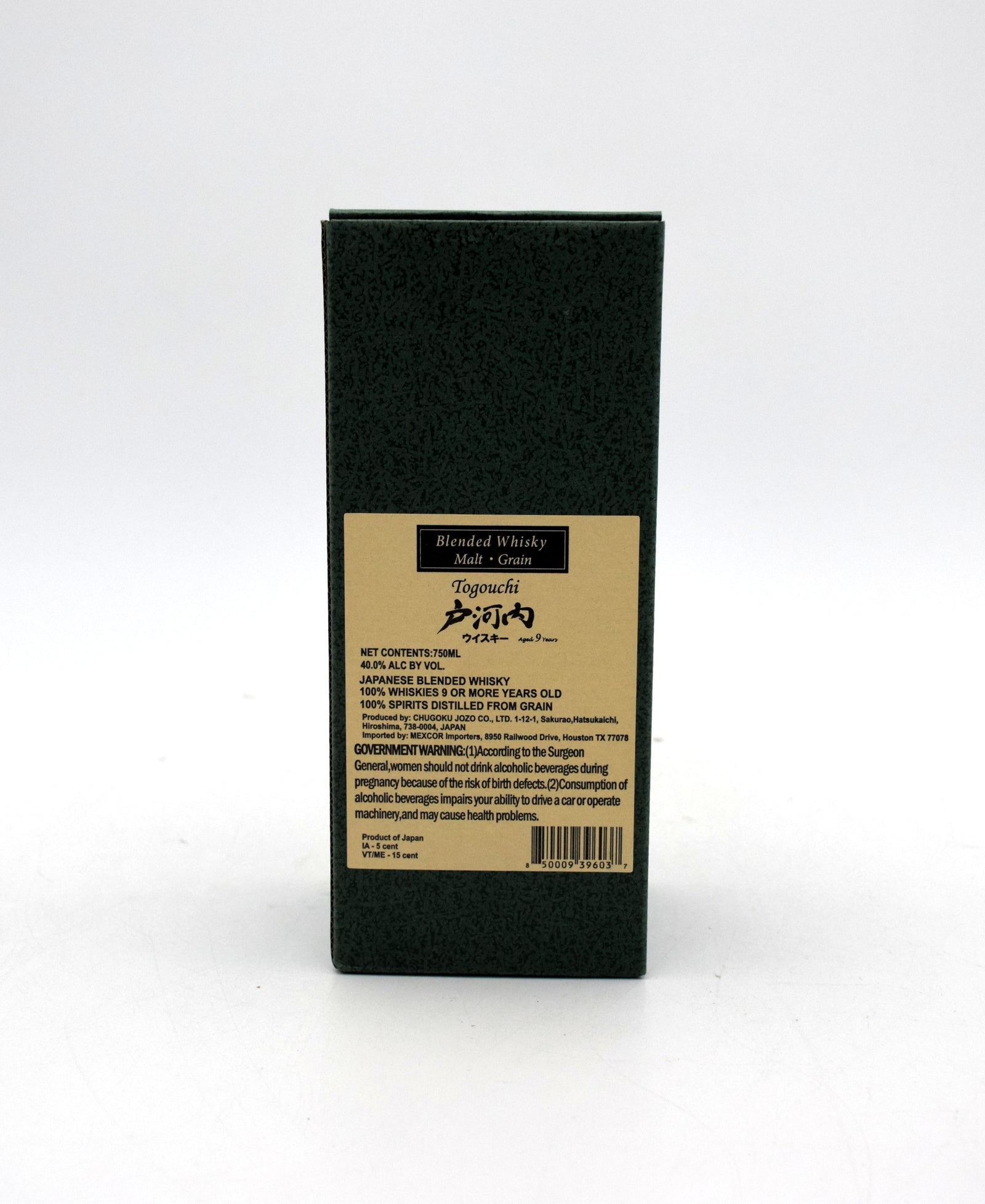 Togouchi 9 Year Old Blended Whisky – FineLiquors