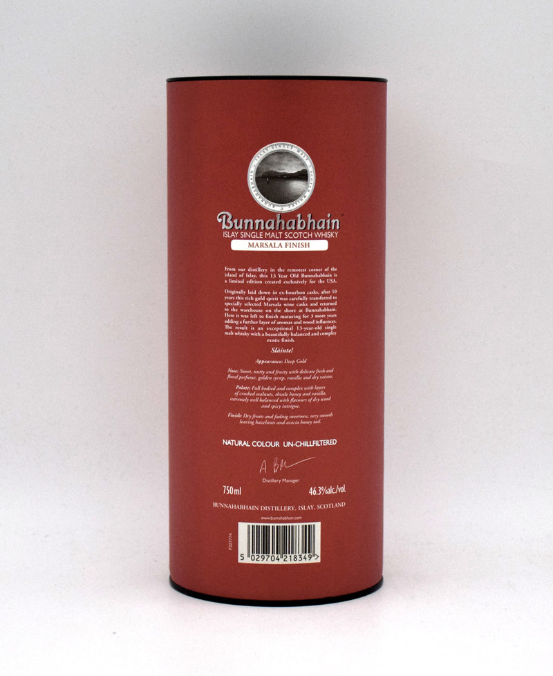 Bunnahabhain 13 Year 'Marsala Finish' Single Malt Scotch