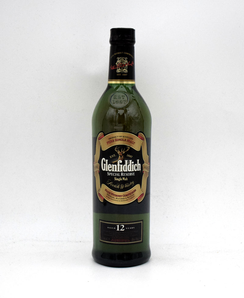 Glenfiddich Special Reserve 12 Year Old Pure Single Malt Scotch