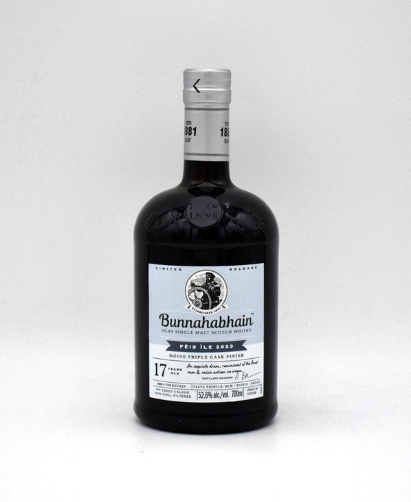 Bunnahabhain Feis Ile 17 Year 'Mòine Triple Cask' Single Malt Scotch (2023 Release)