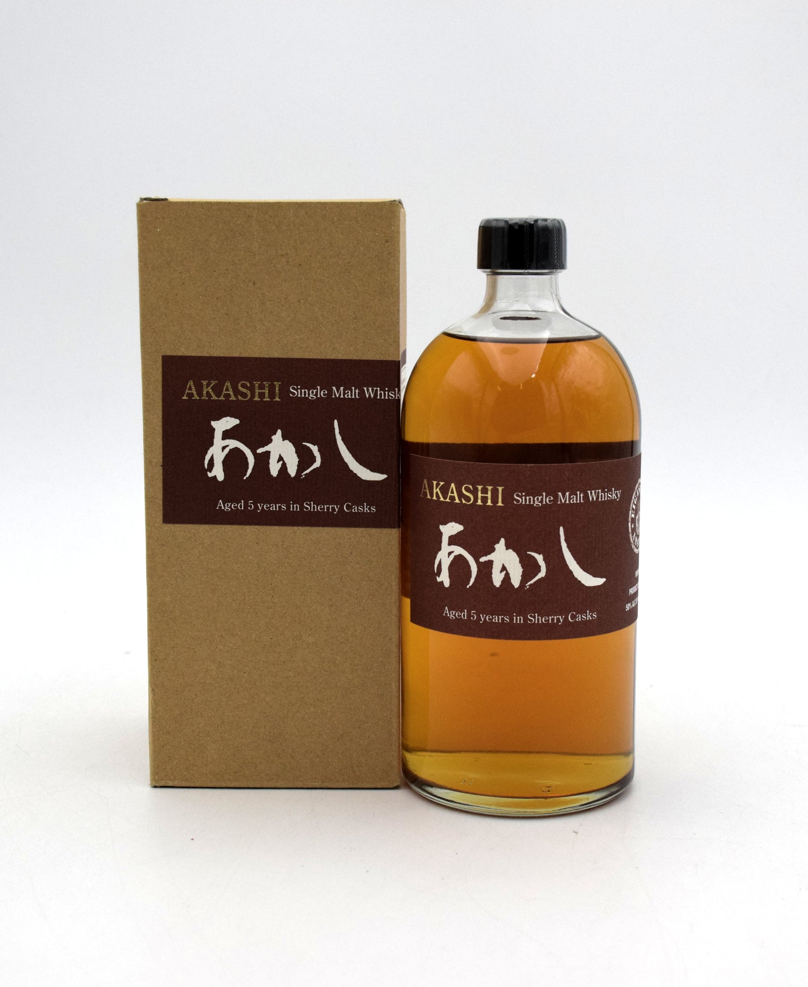 Akashi 'Sherry Cask' 5 Year Single Malt Japanese Whisky – FineLiquors