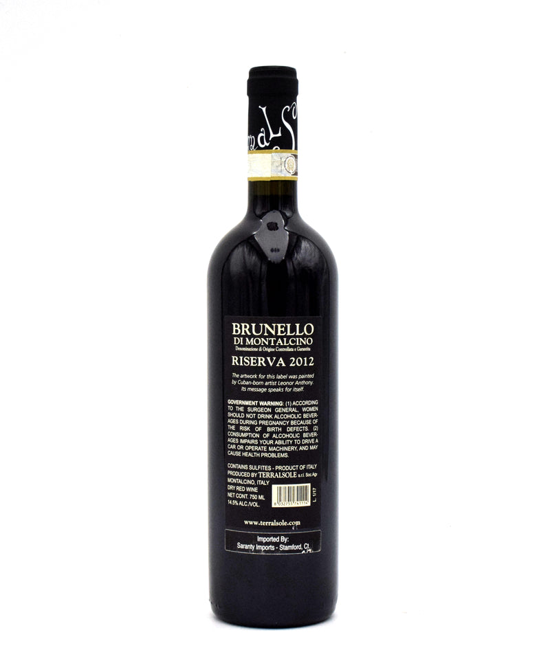 2012 Terralsole 'Riserva' Brunello di Montalcino DOCG