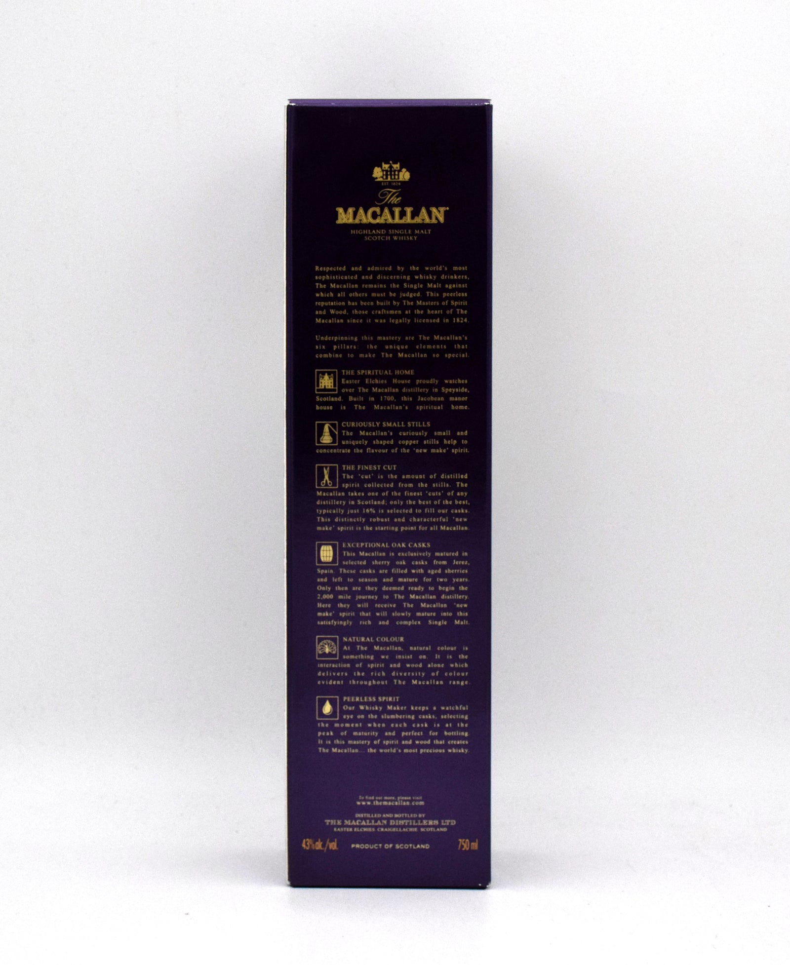 Macallan 18 Year Sherry Oak Scotch Whisky - Distilled in 1988