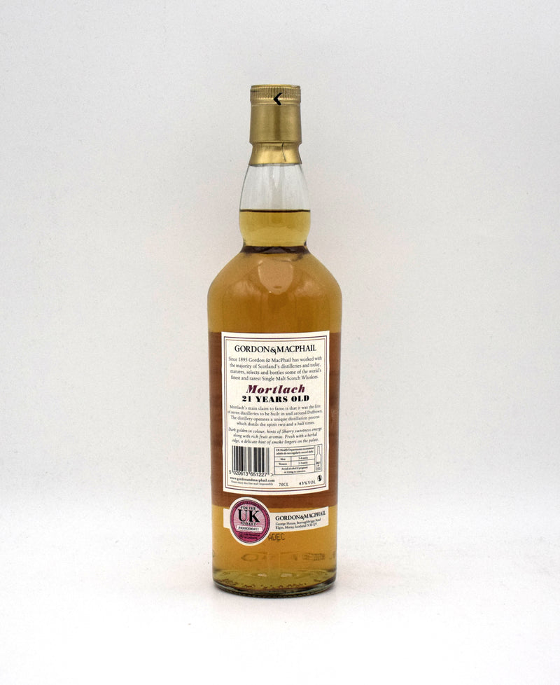 Gordon & Macphail 'Mortlach' 21 Year Single Malt Scotch
