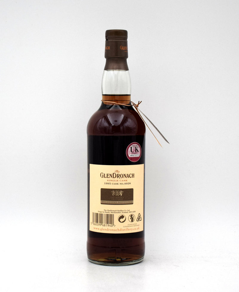 Glendronach 19 Year 'PX Sherry Puncheon Cask' Single Malt Scotch (1995 Release, TWE Eclusive)