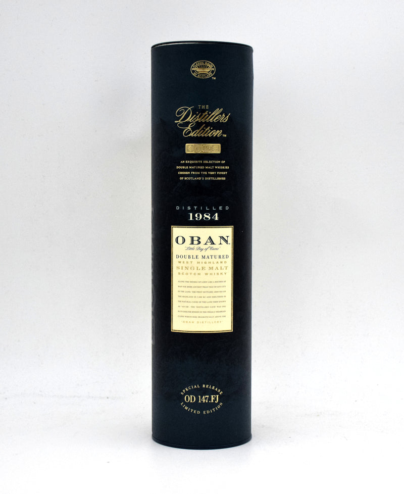 Oban Distiller's Edition 'Double Matured' Single Malt Scotch (1984 Release)
