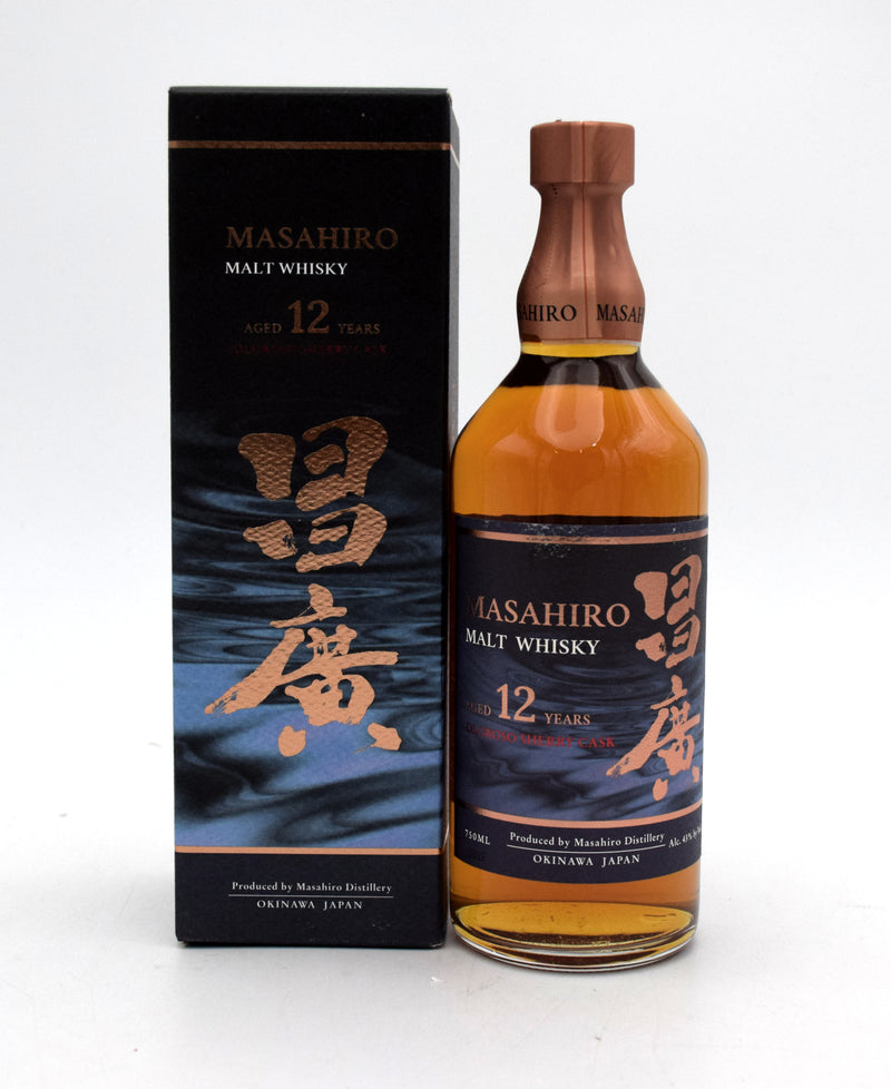 Masahiro 12 Year Old 'Oloroso Sherry Barrel' Pure Malt Whisky