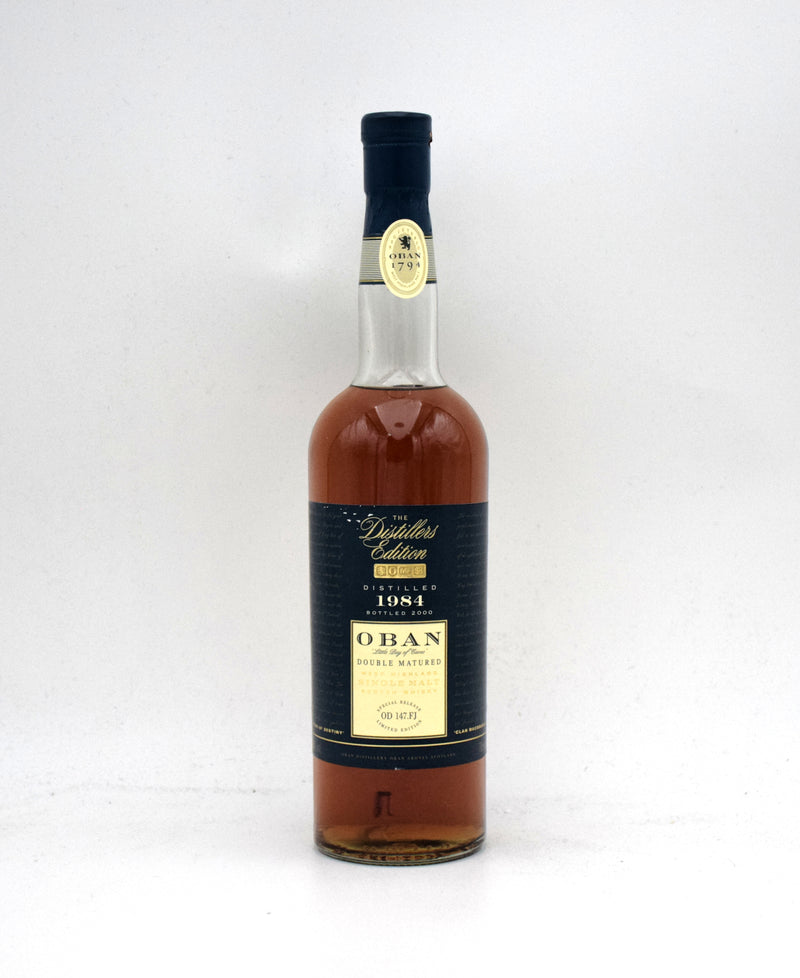 Oban Distiller's Edition 'Double Matured' Single Malt Scotch (1984 Release)