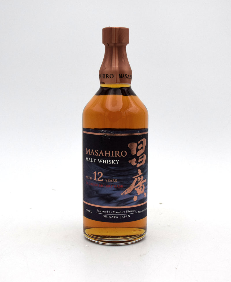 Masahiro 12 Year Old 'Oloroso Sherry Barrel' Pure Malt Whisky