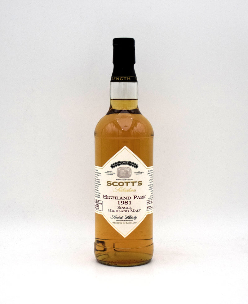 Scott's Selection 'Highland Park' Single Malt Scotch (1981 Release)