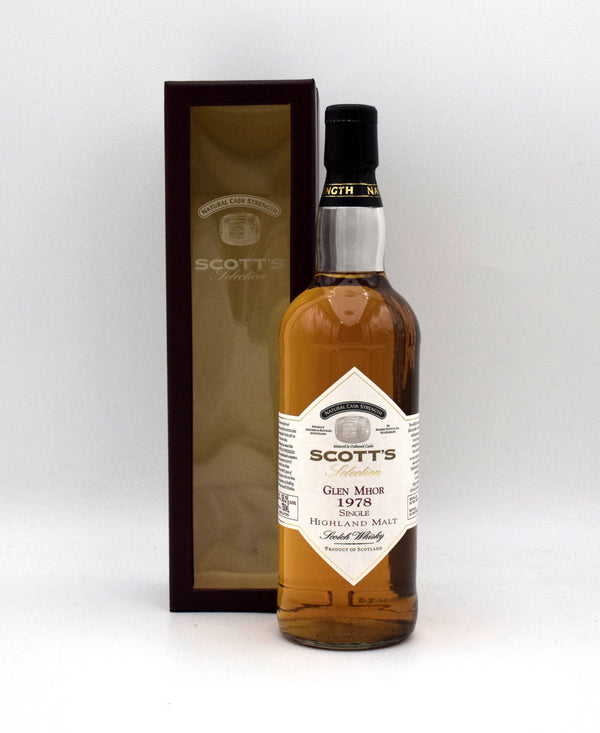 Scott's Selection 'Glen Mohr' Single Malt Scotch (1978 Release)