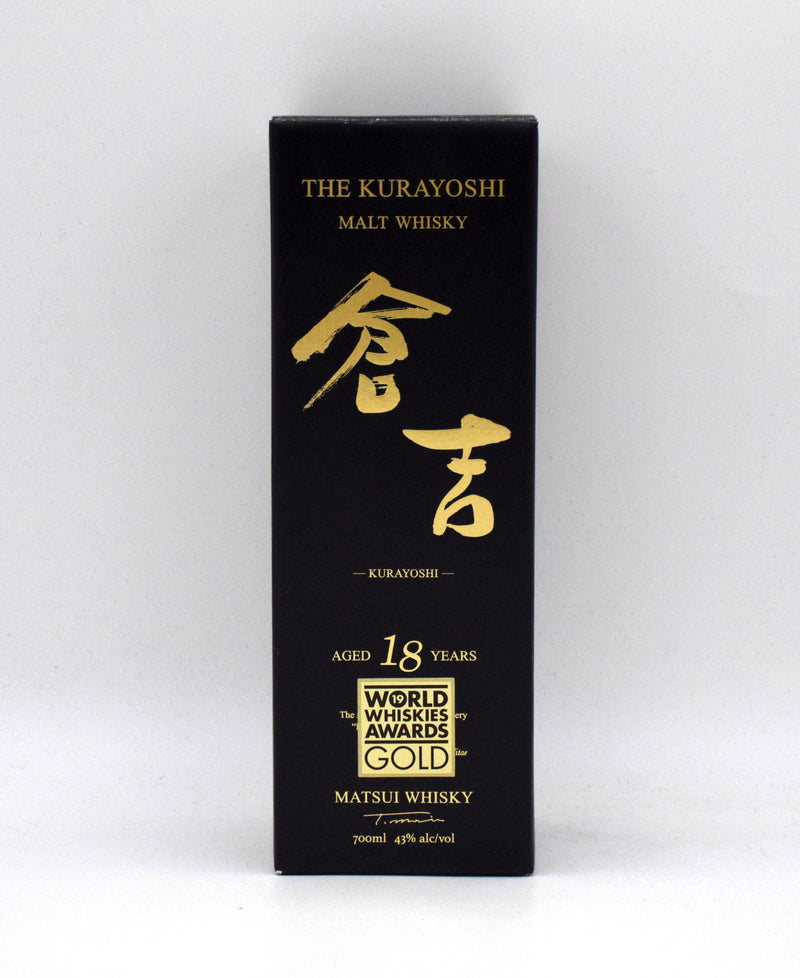 Matsui 'The Kurayoshi' 18 Year Japenese Malt Whisky