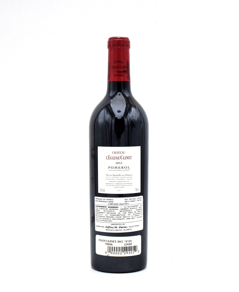 2012 Chateau L'Eglise-Clinet