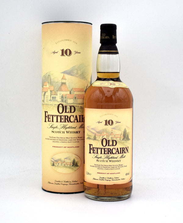 Old Fettercairn 10 Year Single Malt Scotch (1990's Bottling, 1L)