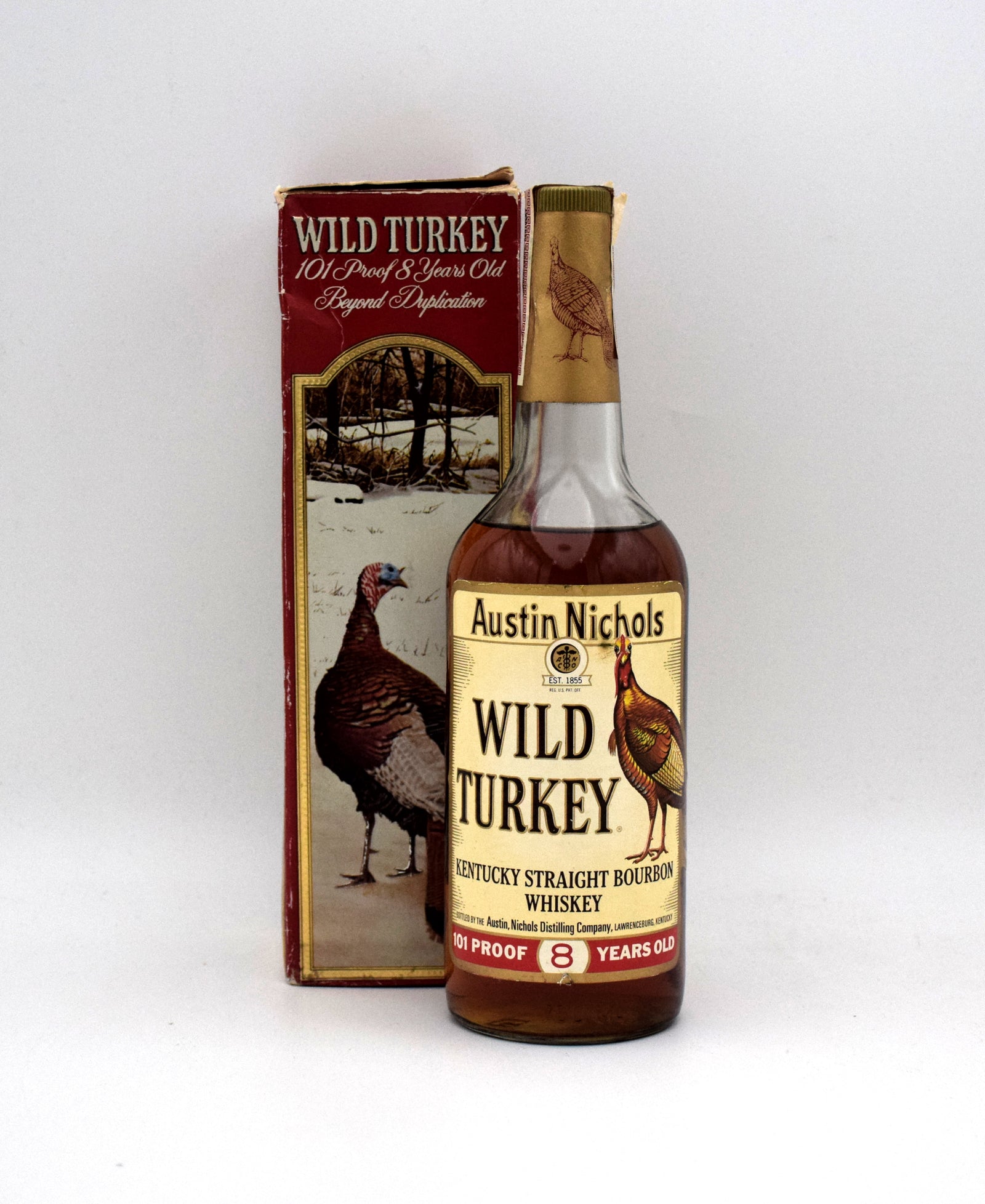 Wild Turkey 8 Year 101 Proof Bourbon (1985 Release) – FineLiquors