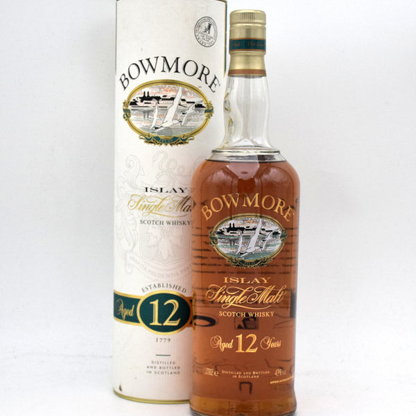 ウイスキー Bowmore 12 Years Old Islay Whisky 1L Bowmore 12 Year Islay Single Malt Scotch — Bitters & Bottles