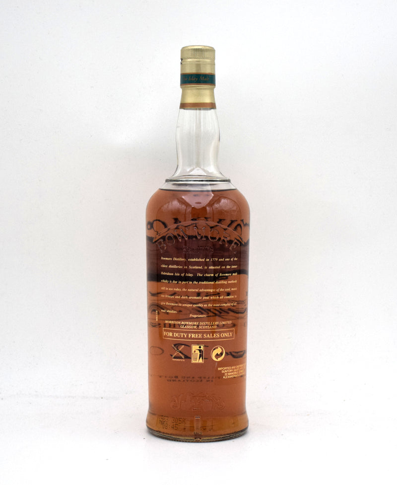 Bowmore 12 Year Old Islay Single Malt Scotch (1990's Bottling, 1L)