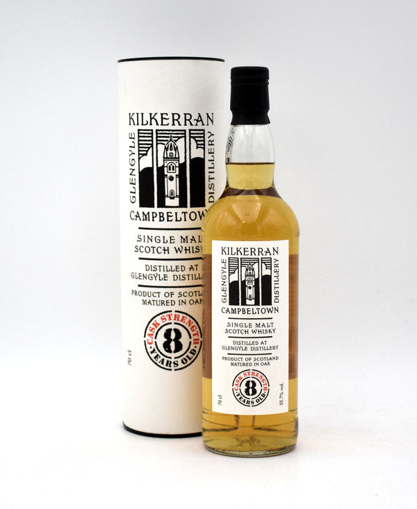 Glengyle Distillery 'Kilkerran' Cask Strength 8 Year Single Malt Scotch