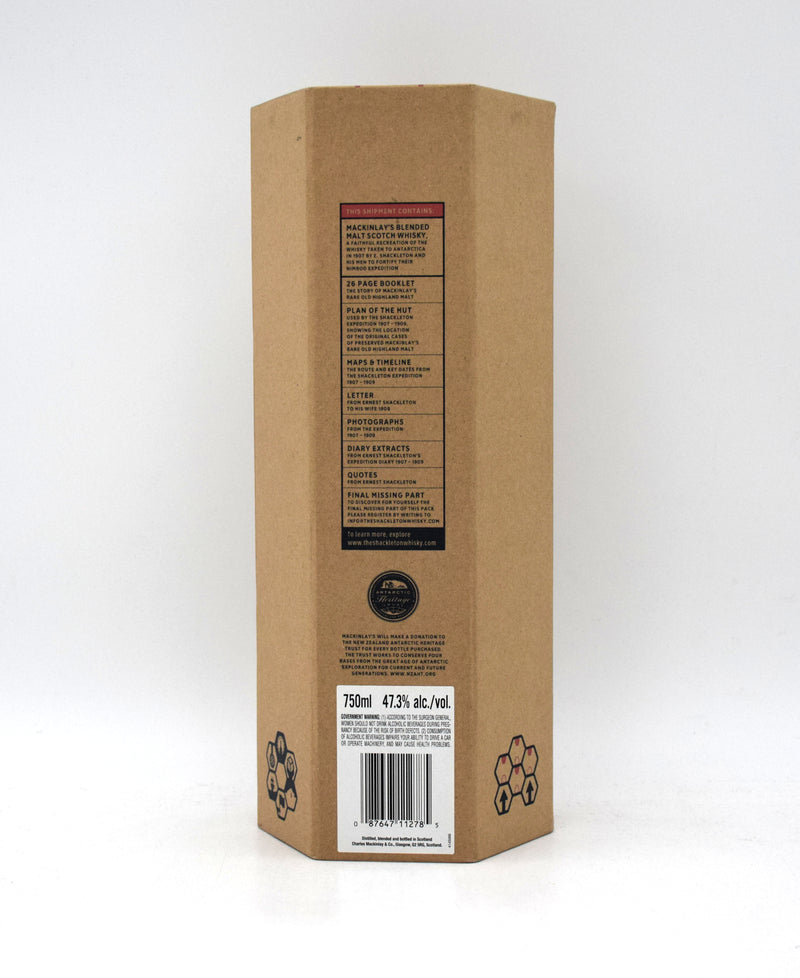 Mackinlay's Shackleton 'Replica- 2nd Edition' Blended Malt Scotch
