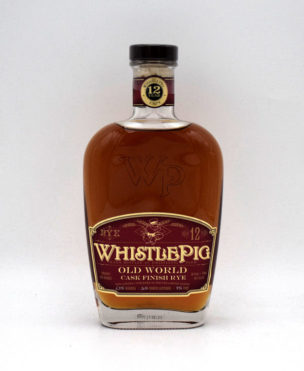 WhistlePig 12 Year Old World Rye Whiskey