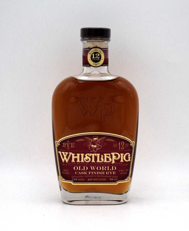 WhistlePig 12 Year Old World Rye Whiskey