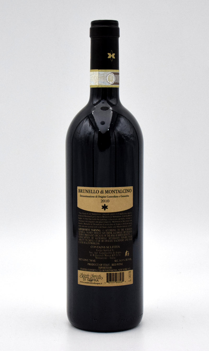 2010 Canalicchio di Sopra Brunello di Montalcino DOCG