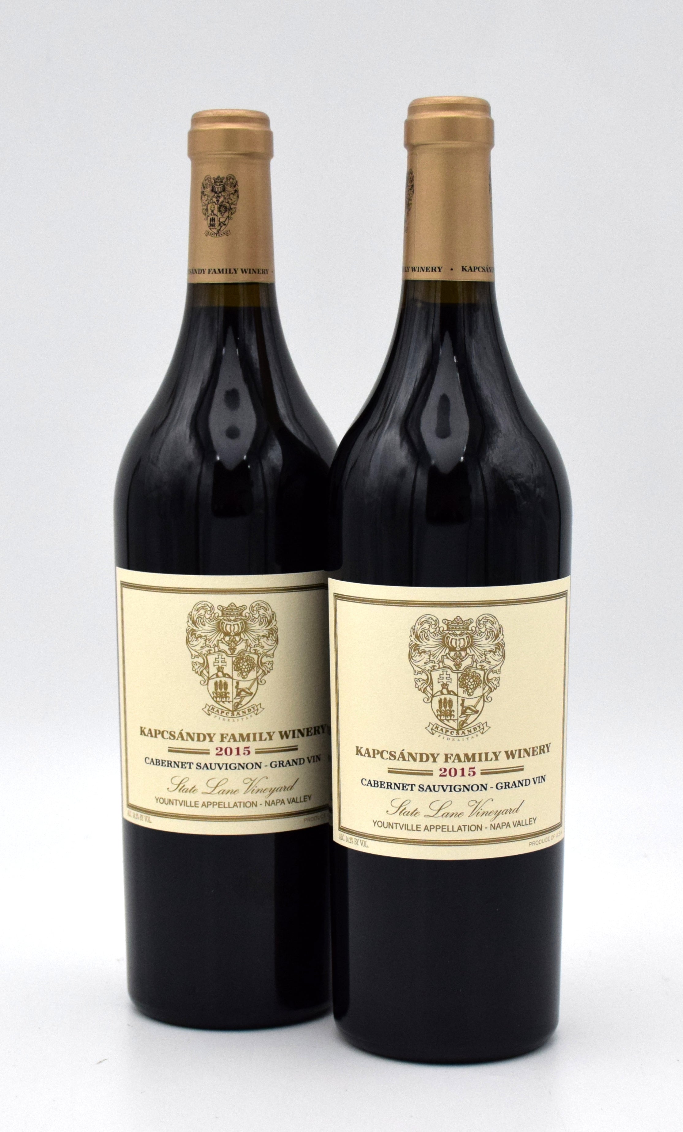 2015 Kapcsandy Family Winery State Lane Vineyard Grand-Vin Cabernet Sa ...