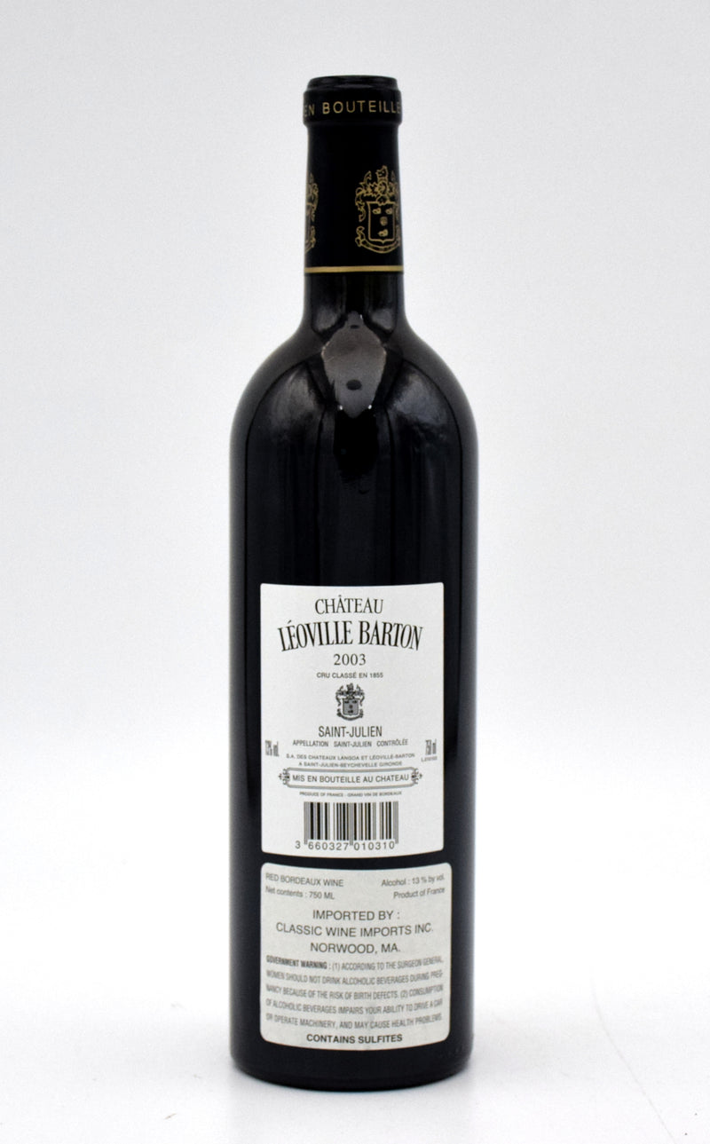 2003 Chateau Leoville Barton