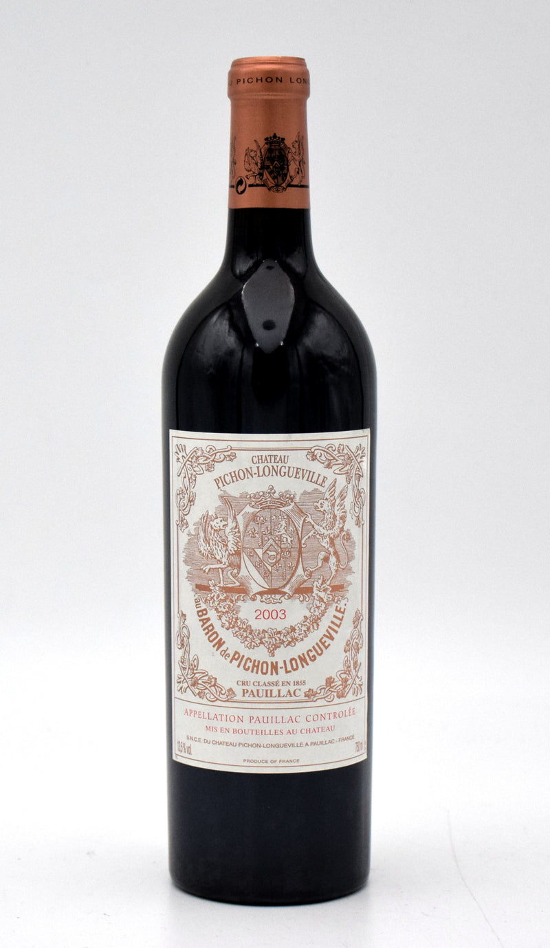 2003 Chateau Pichon-Longueville au Baron de Pichon-Longueville