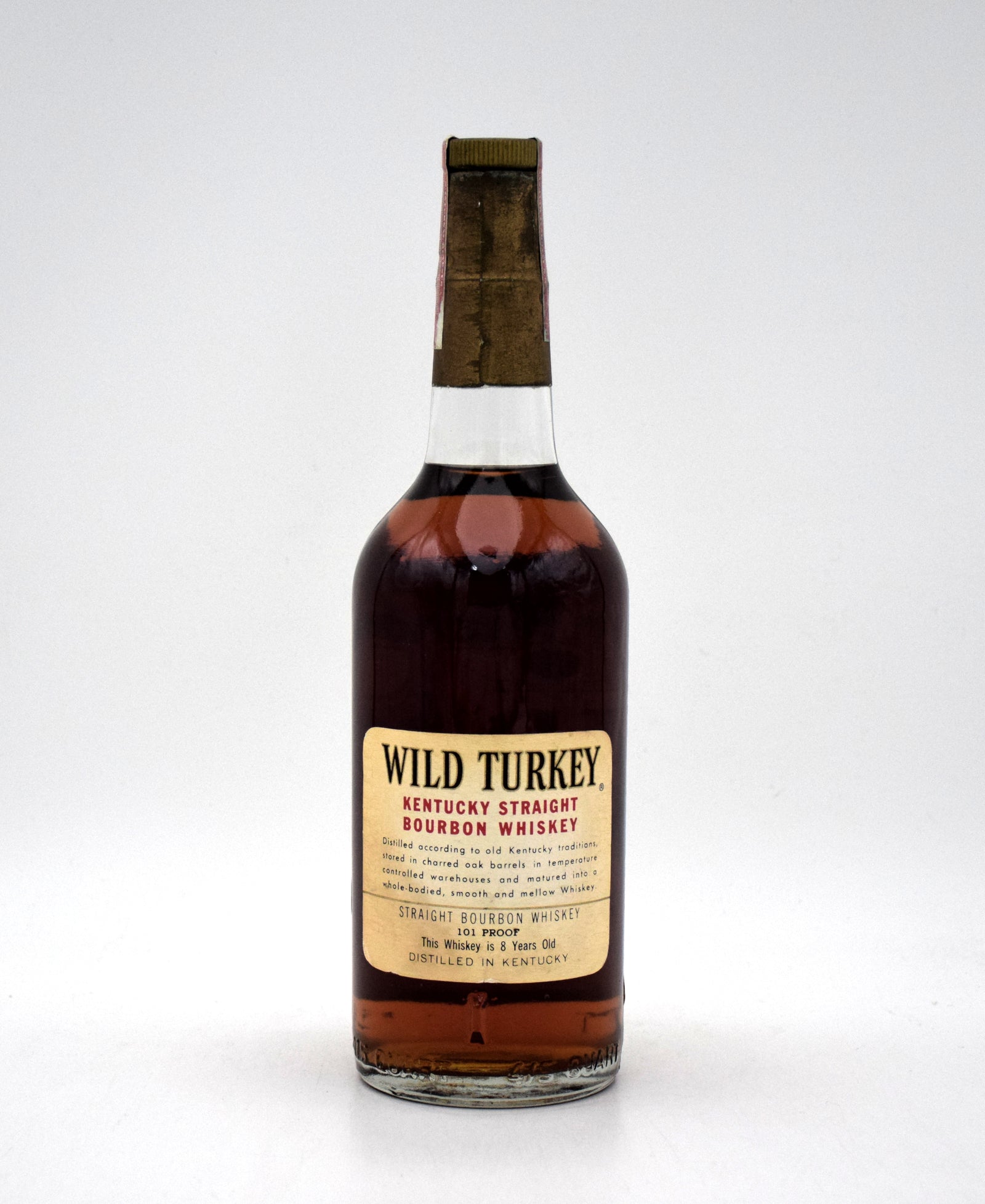 古酒 WILD TURKEY 101Proof 8YearsOld 1L 箱無し Wild Turkey 8 Year 101 Proof Bourbon - 1980 Release – FineLiquors