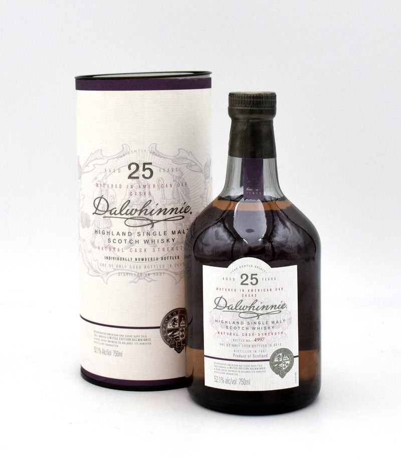 Dalwhinnie 25 Year Scotch Whisky (1987 Release)