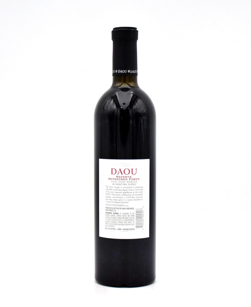 2021 Daou Vineyards Seventeen Forty Reserve