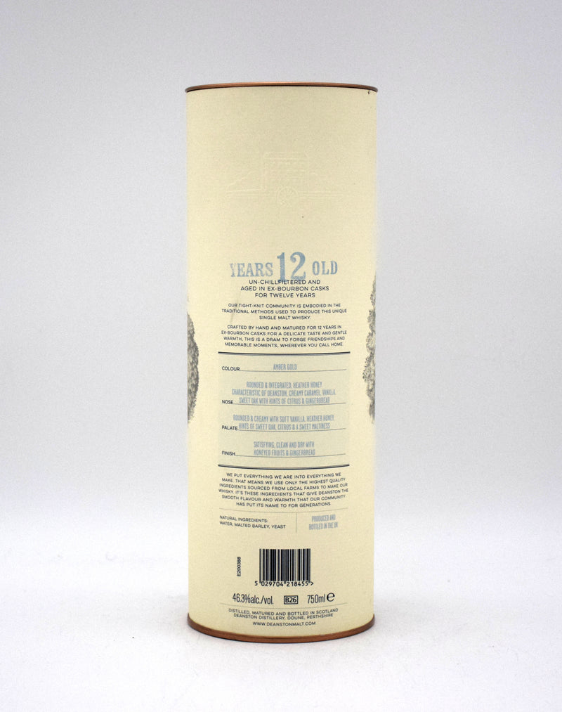 Deanston 12 Year Single Malt Scotch Whisky