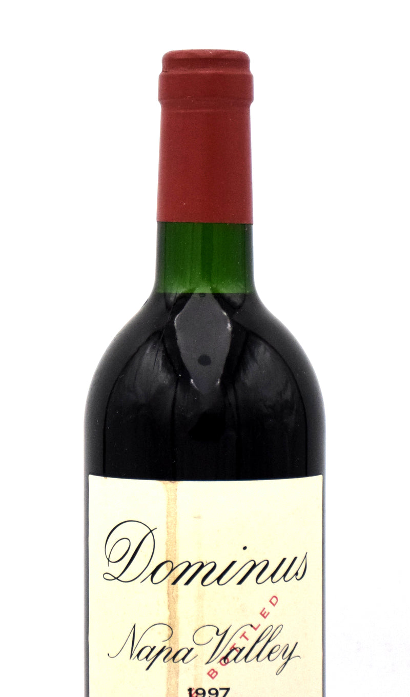 Dominus Rear Label 1997 Dominus Estate Christian Moueix (Stained Label) – FineLiquors