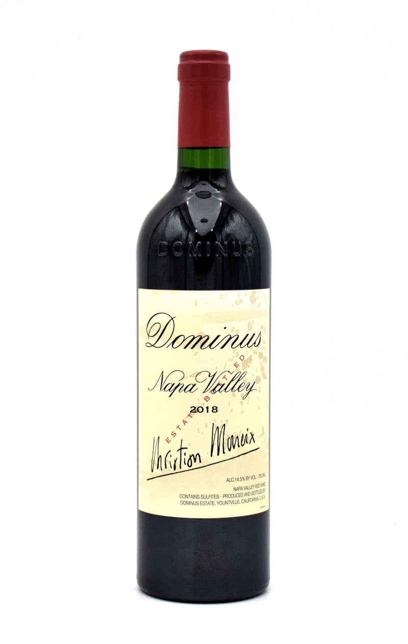 Dominus Label 2018 Dominus Estate Christian Moueix (Very Slightly Stained Labels ...