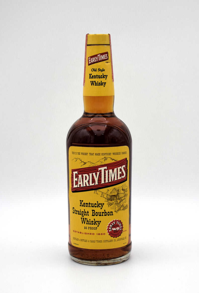 Early Times 4 Year Kentucky Straight Bourbon (1978 Release)