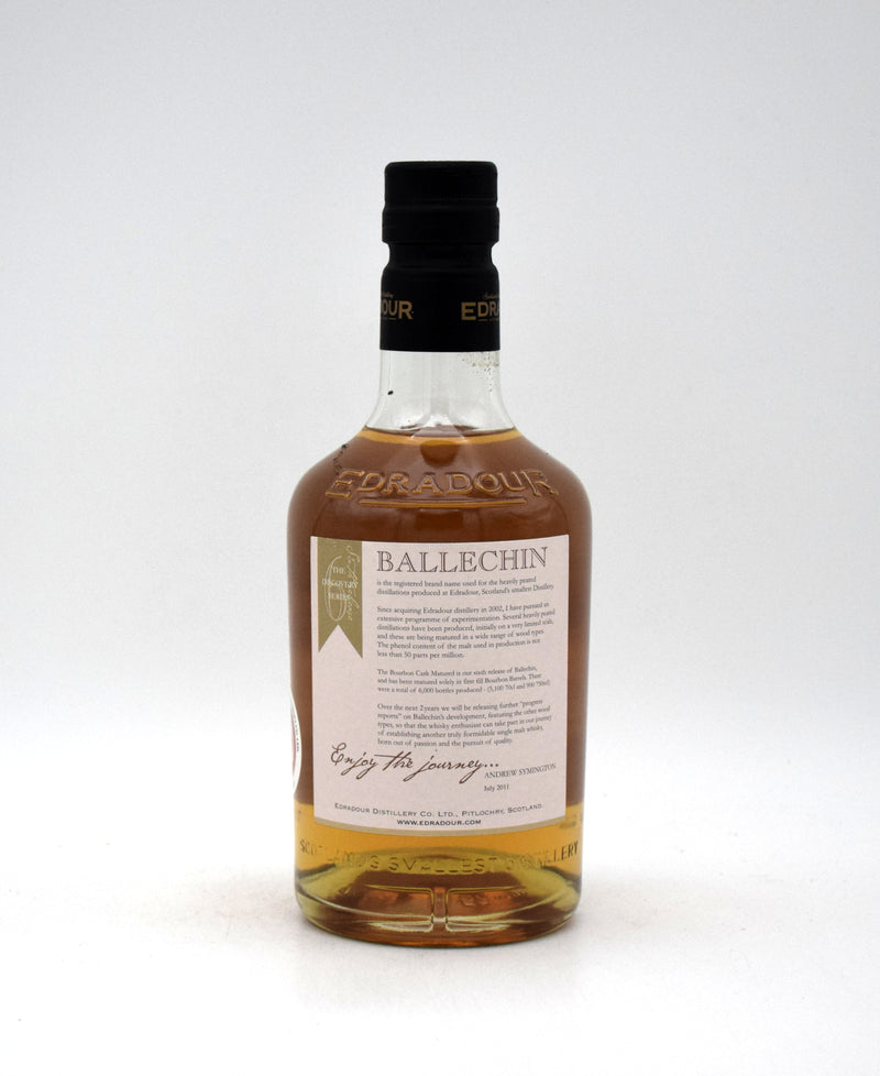 Edradour Ballechin 'No.6 Bourbon Cask' Single Malt Scotch