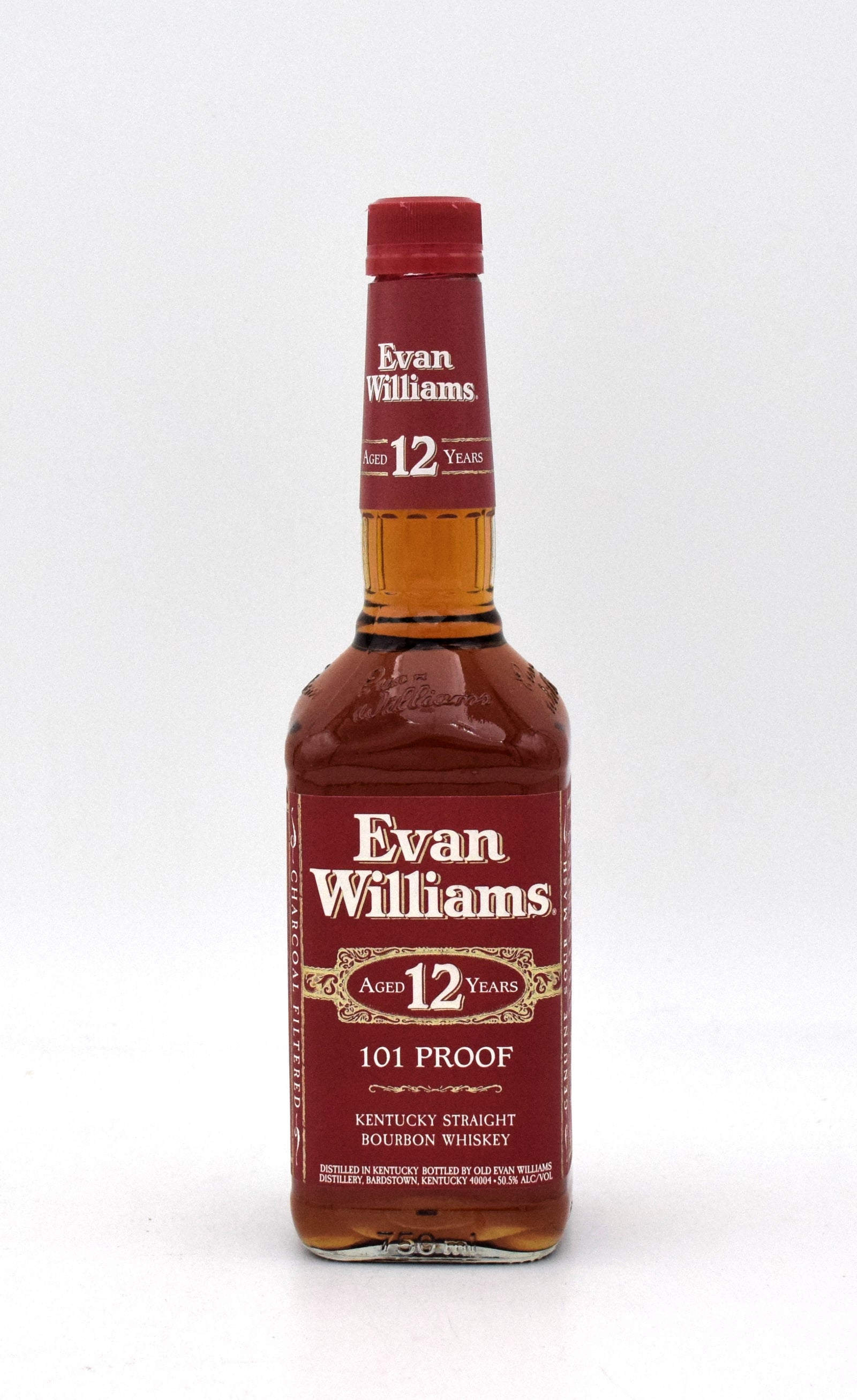 Evan Williams Red Label 101 Proof 12 Year Bourbon – FineLiquors