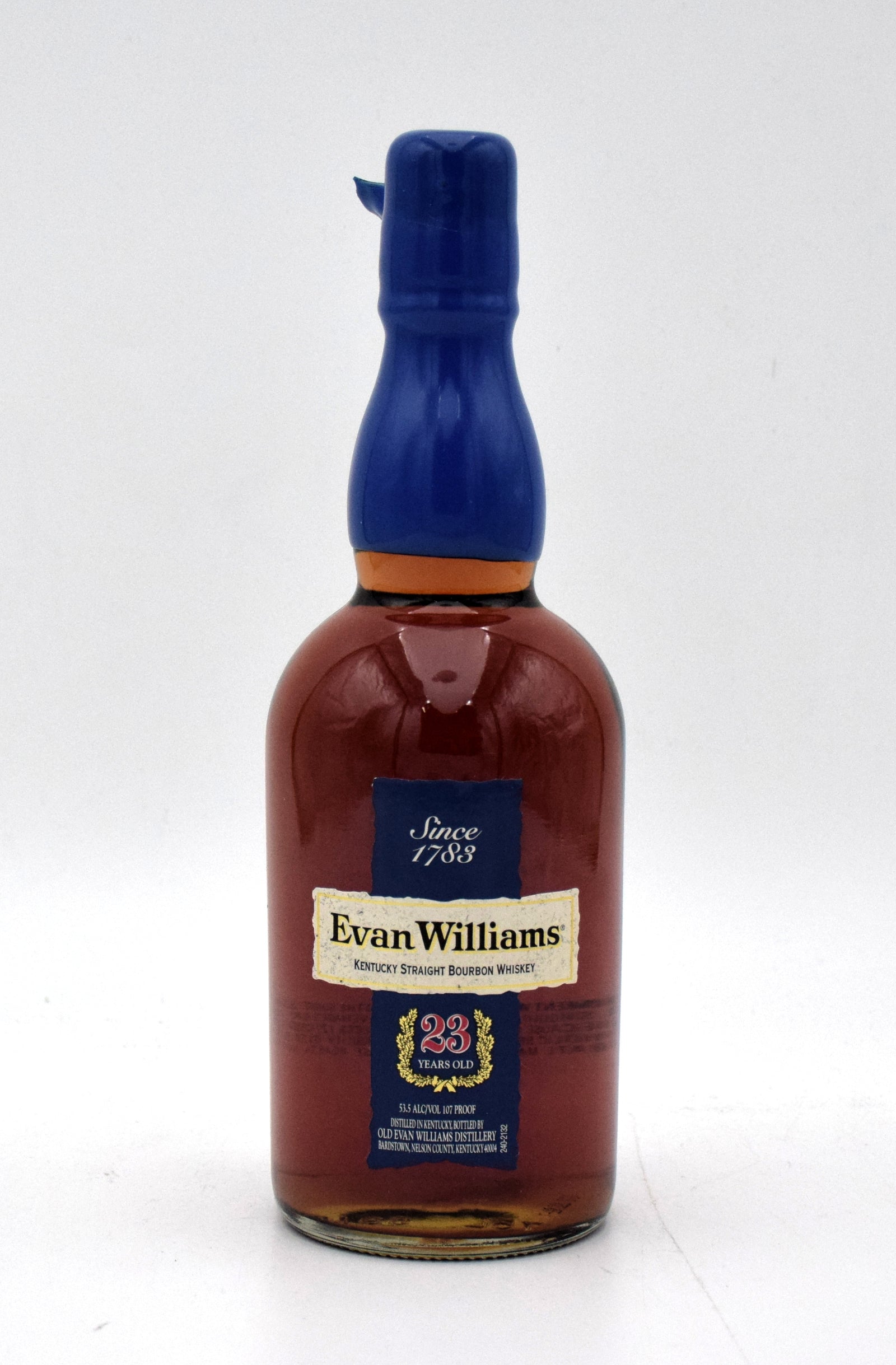 ☆ Evan Williams 23 years old 107 Proof bourbon wahiskey old