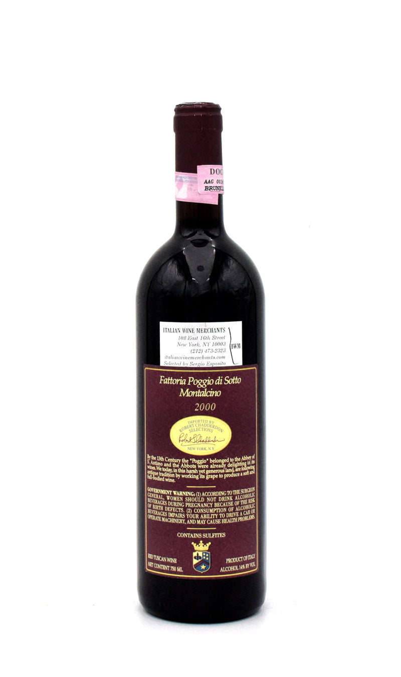 2000 Fattoria Poggio di Sotto Brunello di Montalcino DOCG