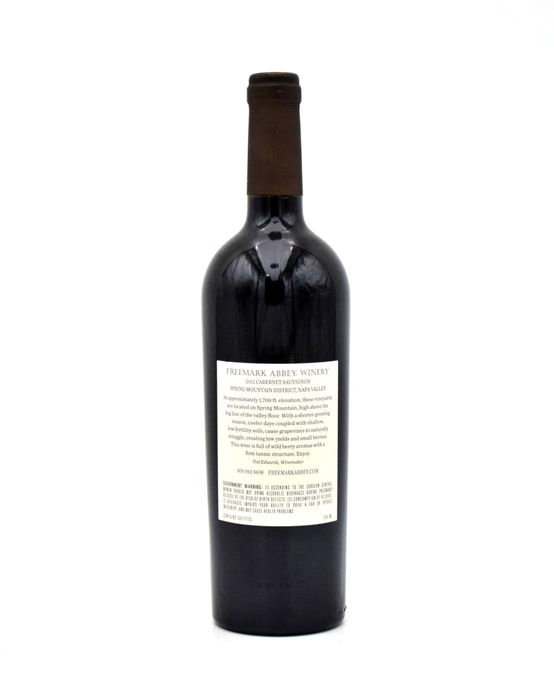 2012 Freemark Abbey Napa Valley Cabernet Sauvignon