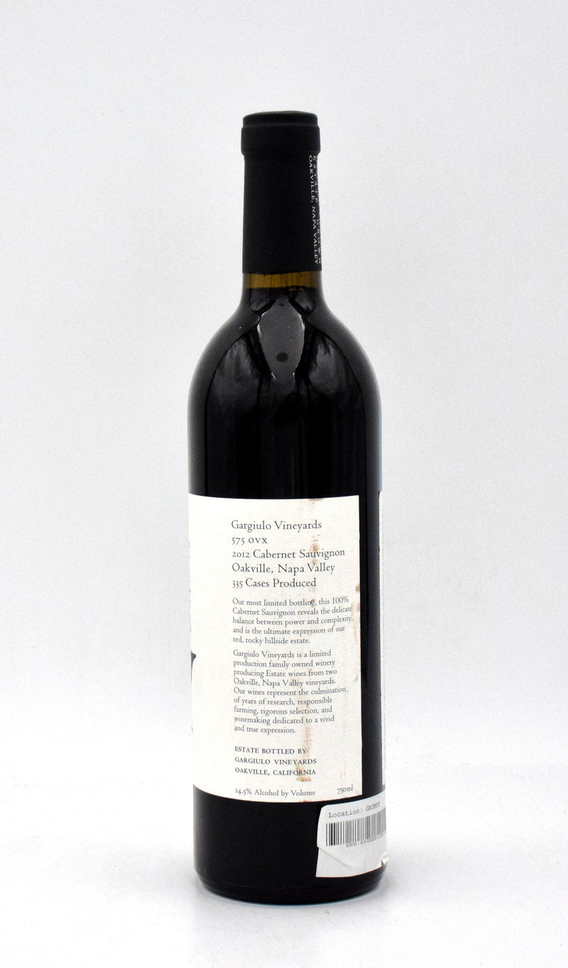 2012 Gargiulo Vineyards 575 OVX Cabernet Sauvignon