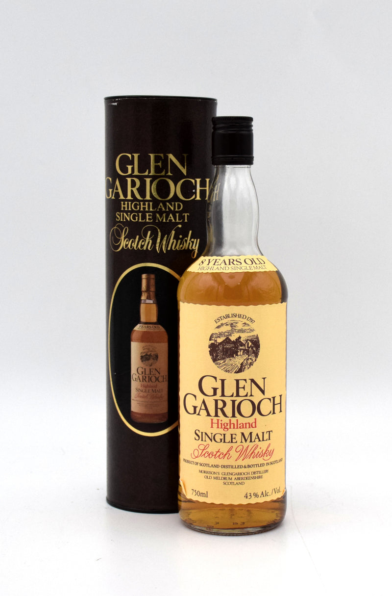 Glen Garioch 8 Year Single Malt Scotch (1980's Bottling)