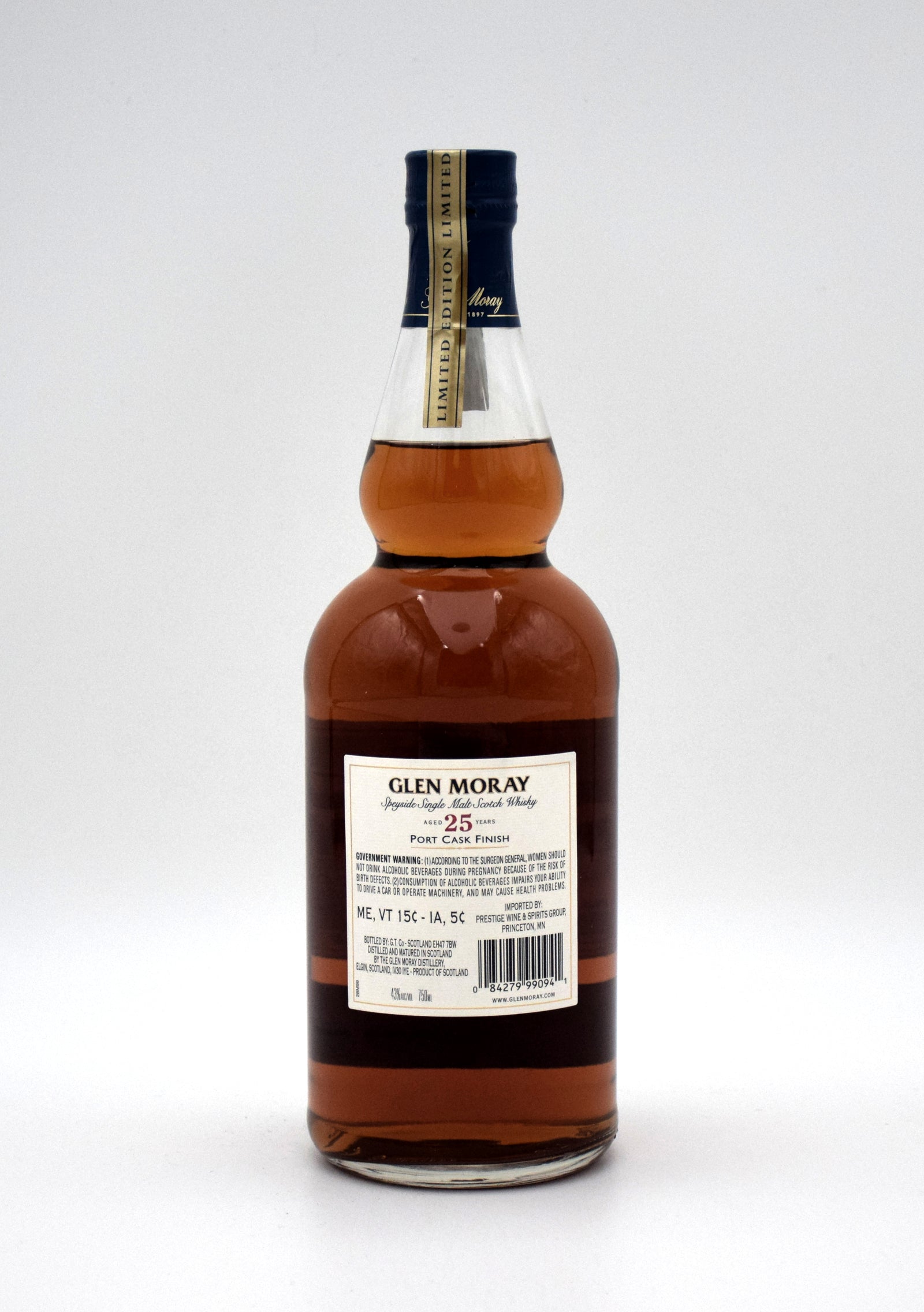 Glen Moray 25 Year Port Cask Finish Scotch Whisky – FineLiquors
