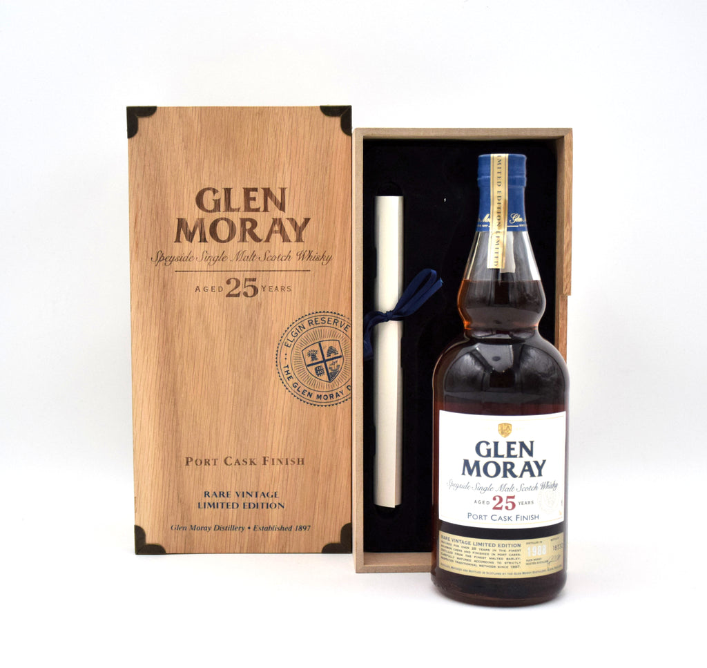 Glen Moray 25 Year Port Cask Finish Scotch Whisky – FineLiquors